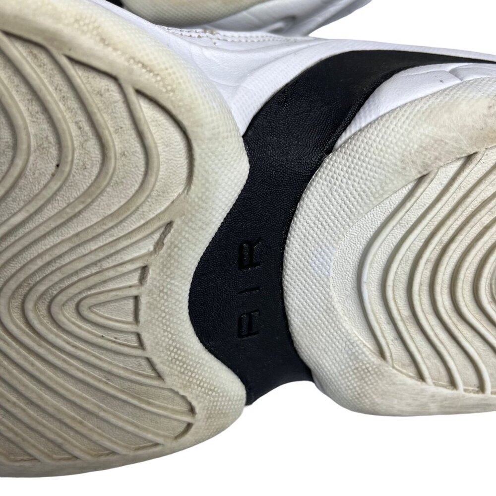 Nike Air Flight Determination Sneakers Mens Size 12.5 Lace Up White Black Rare - Picture 15 of 16